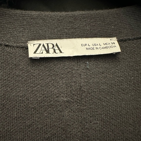 Zara Wide Sleeve Knit Cardigan - L - Picture 8 of 9